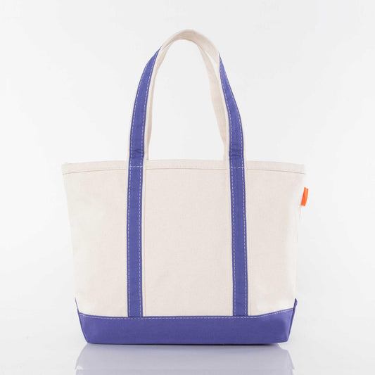 Medium Boat Tote: Violet