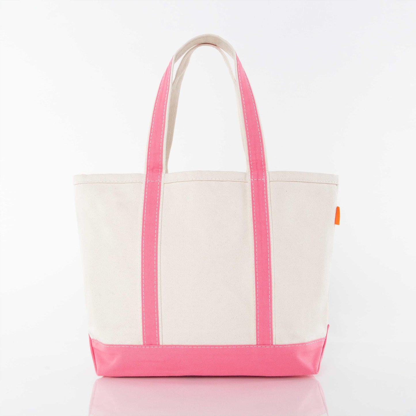 Medium Boat Tote: Coral