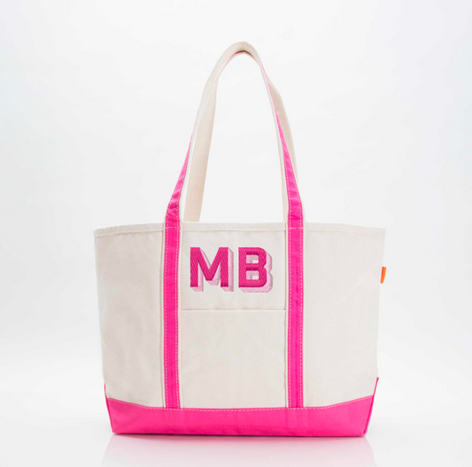 XLarge Boat Tote: Hot Pink