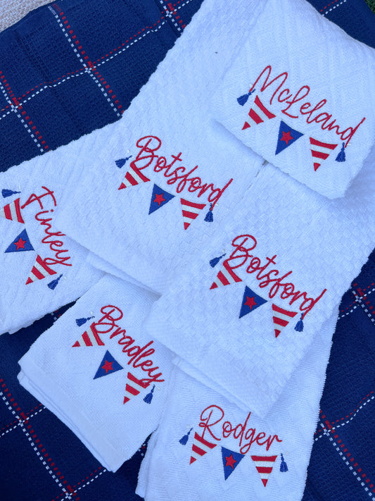 Fourth of July Kitchen Towels